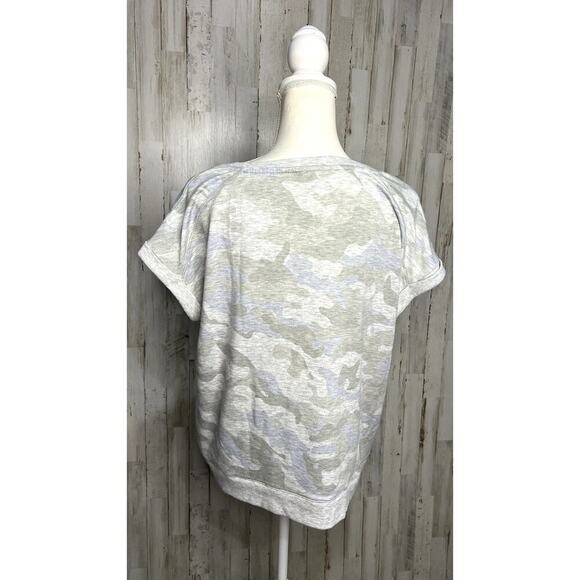 Jane and Delancey Women's Camo Pullover Top Gray Size Large Casual‎ - Picture 4 of 6